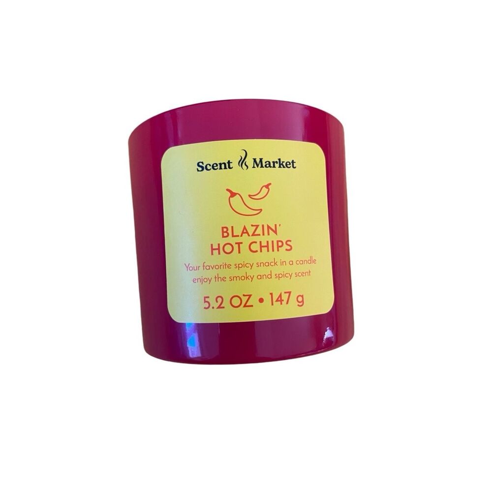 Scent Market Blazin Hot Chips Candle Gag Gift Novelty Birthday Christmas Home
